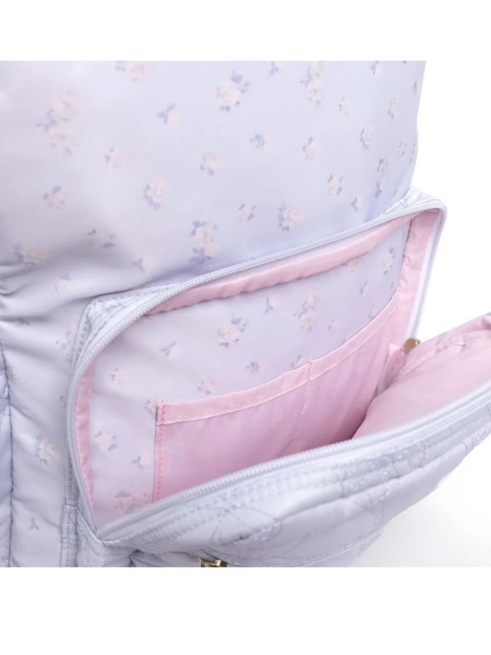 Loveshackfancy Everblooming Rosettes Ditsy Backpack with Matching Lunch Bag